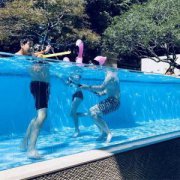 蘇州九龍倉別墅亞克力無邊泳池